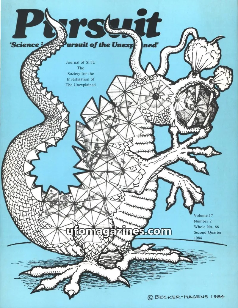 Cover of The Society for the Investigation of the Unexplained issue Volume 17, Number 2, Whole No. 66: Pursuit