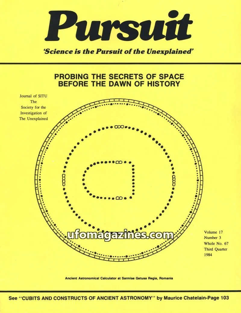 Cover of The Society for the Investigation of the Unexplained issue 3: Pursuit