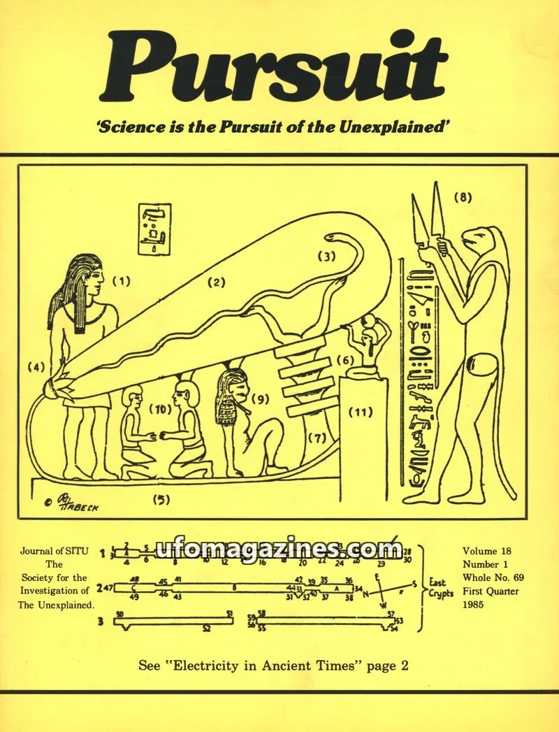 Cover of The Society for the Investigation of the Unexplained issue 1: Pursuit