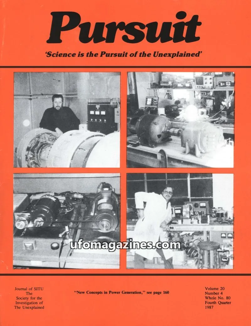 Cover of The Society for the Investigation of The Unexplained issue 4: Pursuit