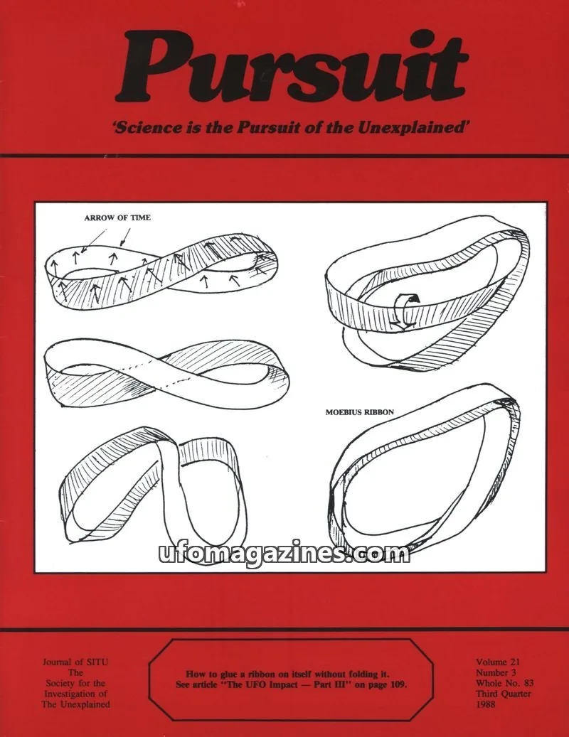 Cover of The Society for the Investigation of the Unexplained issue 3: Pursuit