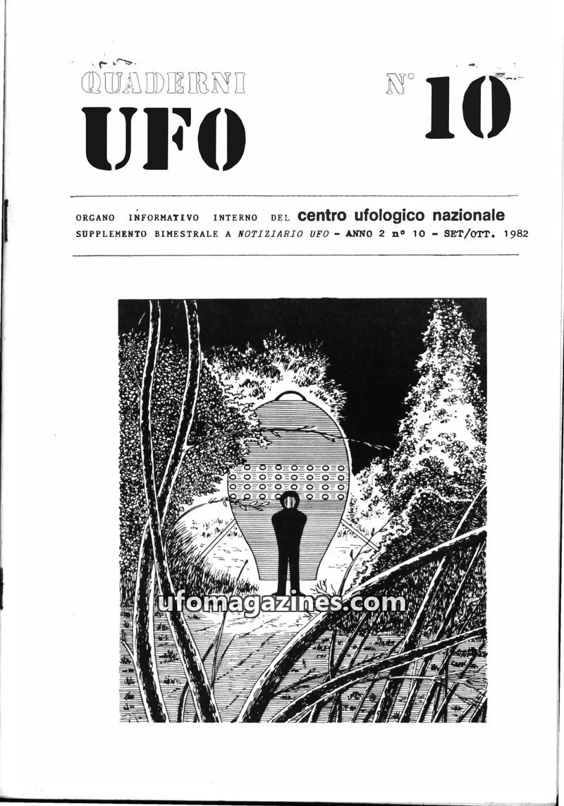 Cover of Quaderni UFO (CUN) issue 10: QUADERNİ UFO