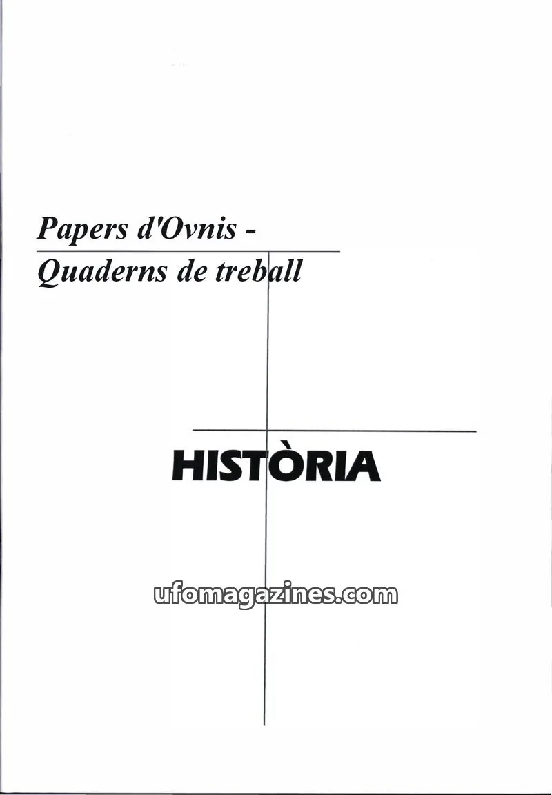 Cover of CEI issue 2: Papers d'Ovnis - Quaderns de treball