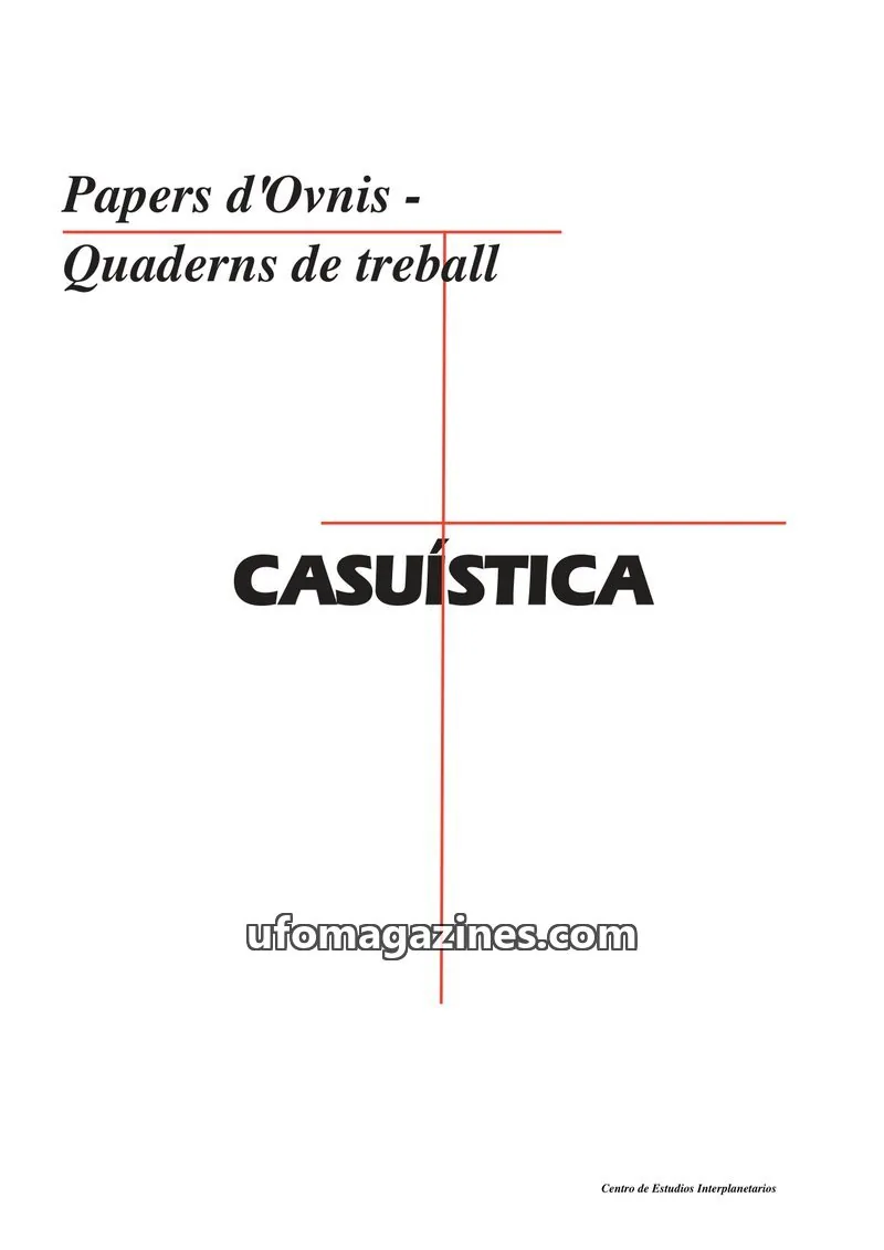 Cover of Quaderns de Treball issue 1: Papers d'Ovnis - Quaderns de treball