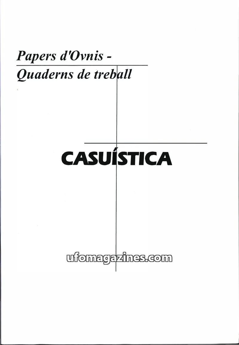 Cover of CEI issue 1: Papers d'Ovnis - Quaderns de treball