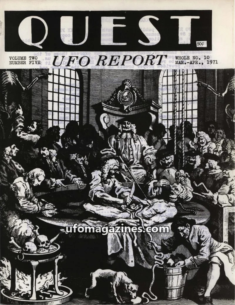 Cover of GALAXY PRESS issue VOLUME TWO NUMBER FIVE: QUEST UFO REPORT