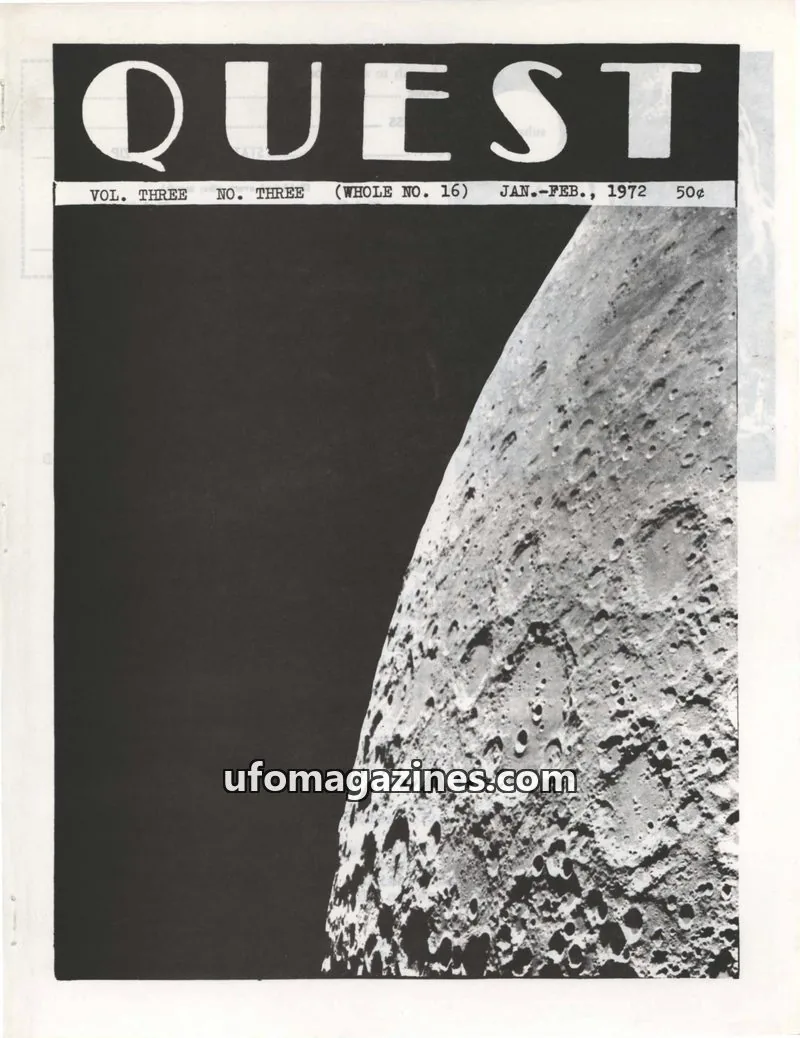 Cover of GALAXY PRESS issue NO. THREE (WHOLE NO. 16): QUEST