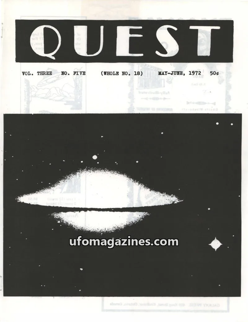 Cover of GALAXY PRESS issue NO. FIVE: QUEST