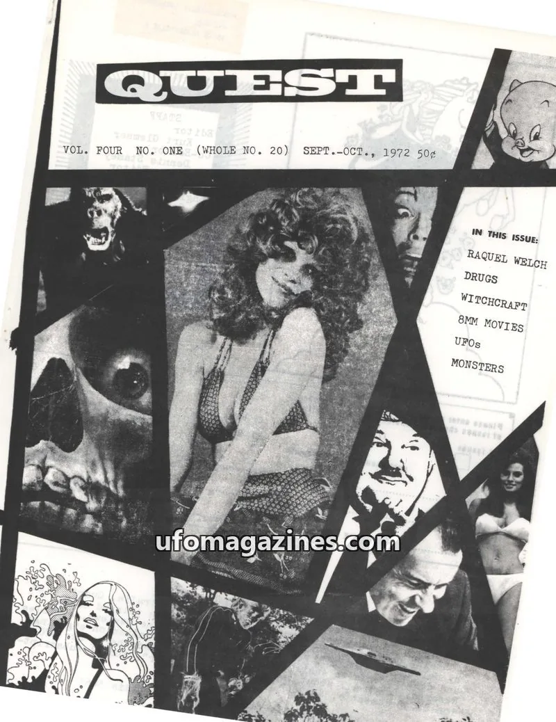 Cover of Quest (Kurt Glemser) issue VOL. FOUR NO. ONE (WHOLE NO. 20): QUEST