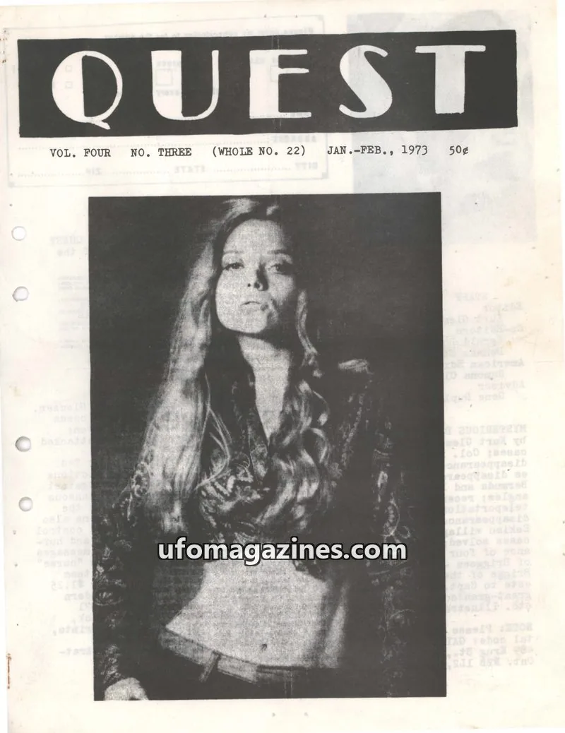 Cover of GALAXY PRESS issue VOL. FOUR NO. THREE (WHOLE NO. 22): QUEST