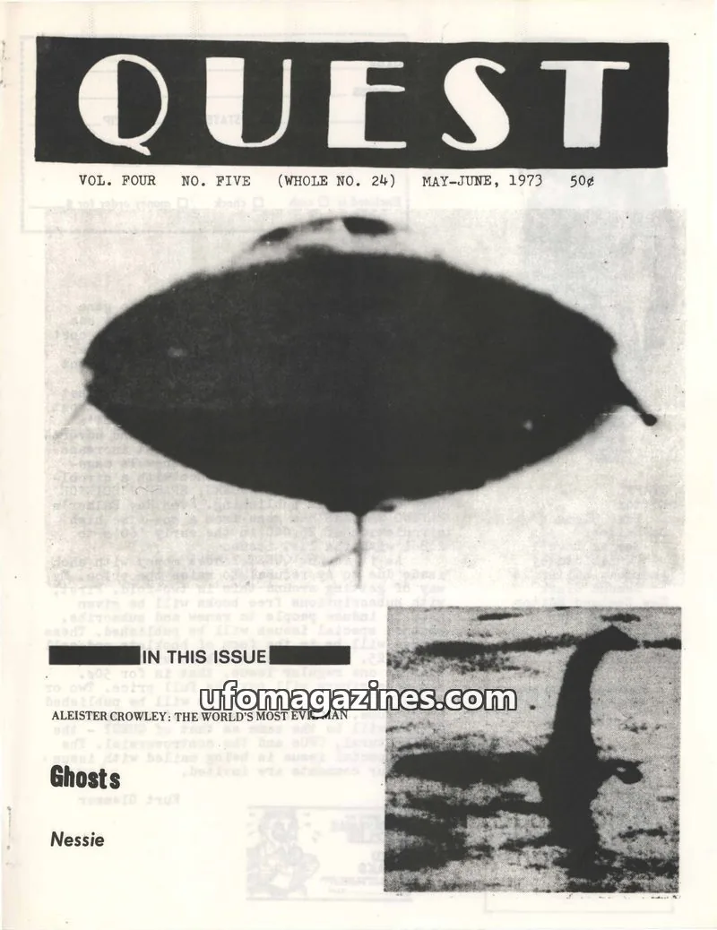 Cover of GALAXY PRESS issue FIVE (WHOLE NO. 24): QUEST