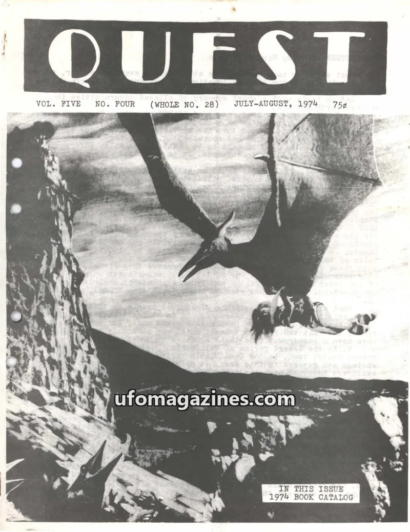 Cover of Quest (Kurt Glemser) issue FOUR (WHOLE NO. 28): QUEST