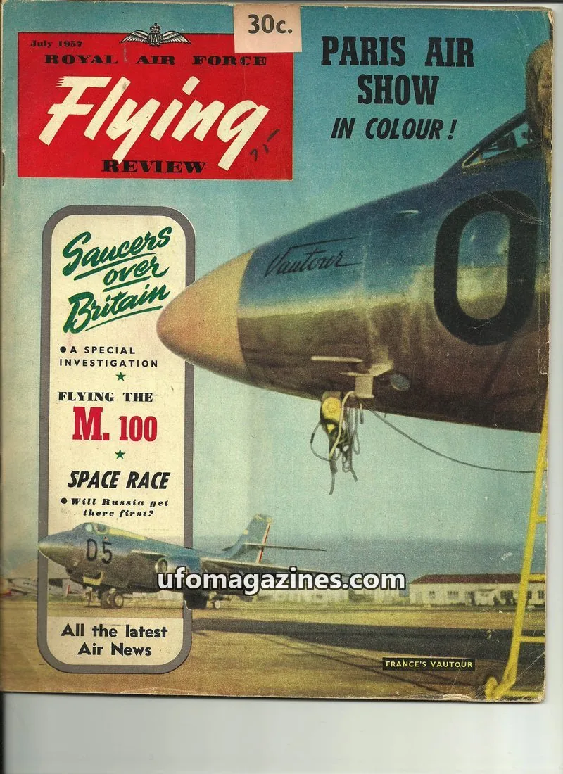 Cover of RAF Flying Review issue July 1957: Flying Review