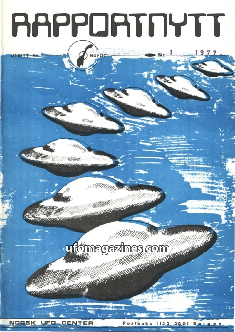 Cover of Rapportnytt issue 1: RAPPORTNYTT