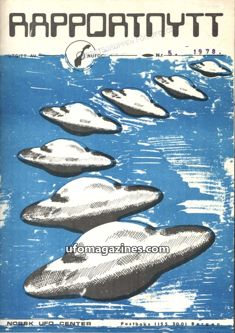Cover of Rapportnytt issue 5: RAPPORTNYTT