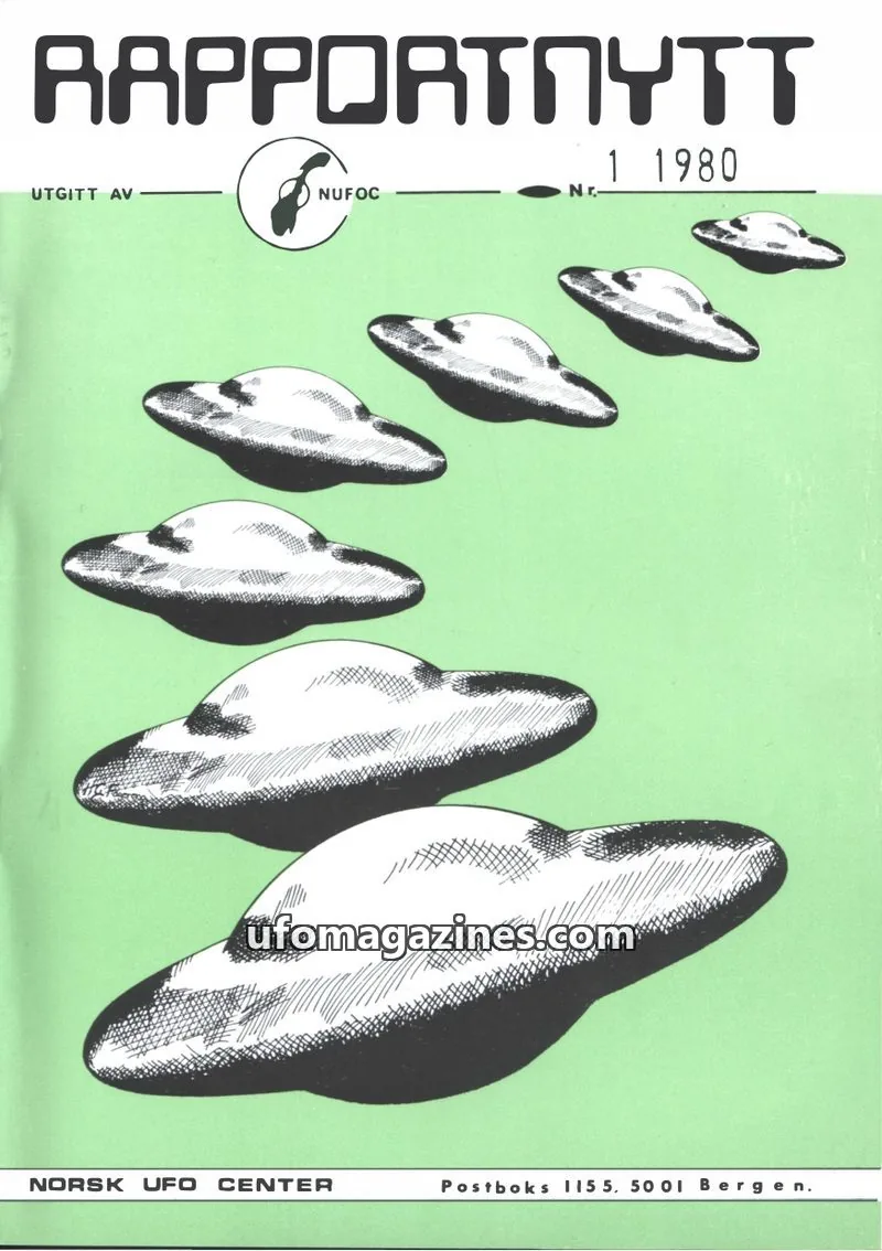 Cover of Rapportnytt issue 1 1980: RAPPORTNYTT