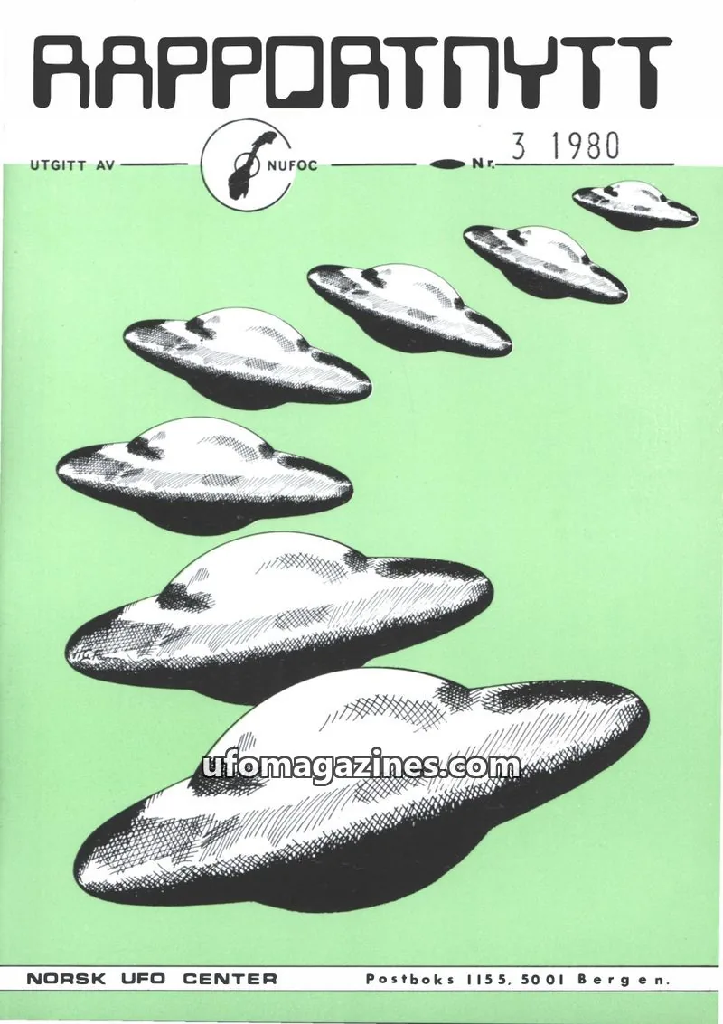 Cover of Rapportnytt issue 3 1980: RAPPORTNYTT