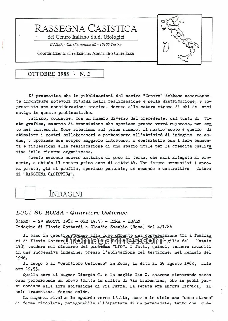 Cover of Rassegna Casistica (CISU) issue N. 2: RASSEGNA CASISTICA