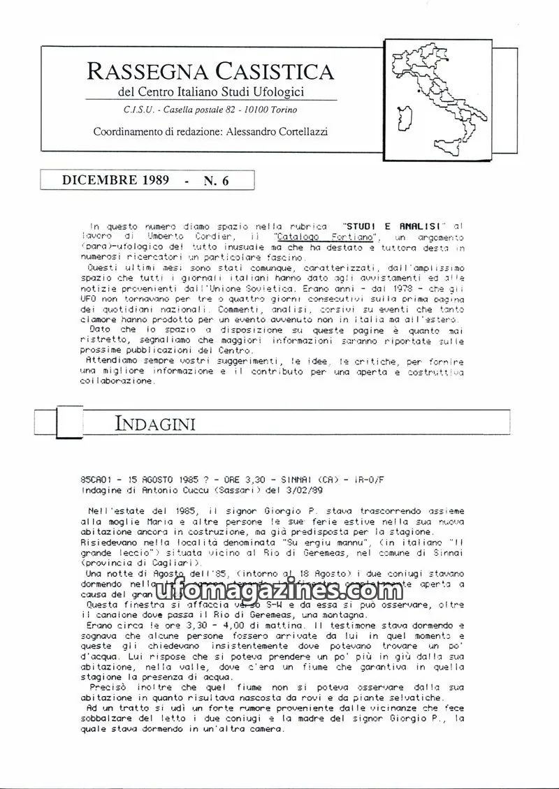 Cover of Rassegna Casistica (CISU) issue 6: RASSEGNA CASISTICA