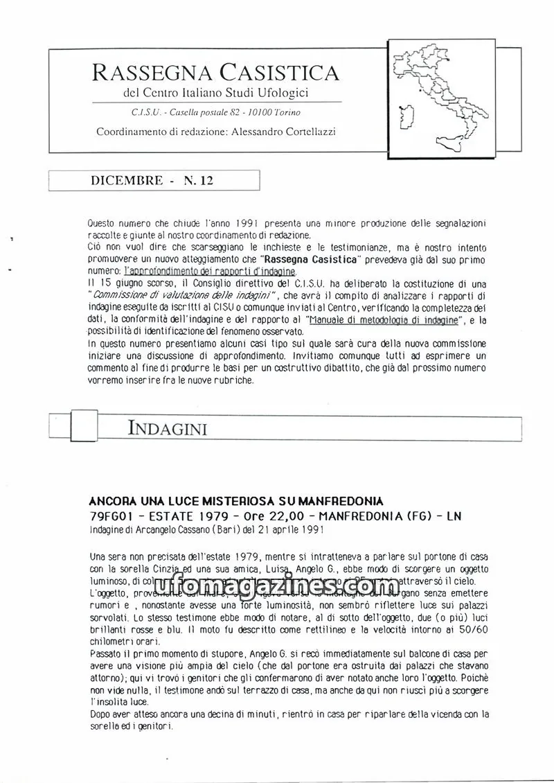 Cover of Rassegna Casistica (CISU) issue N. 12: RASSEGNA CASISTICA