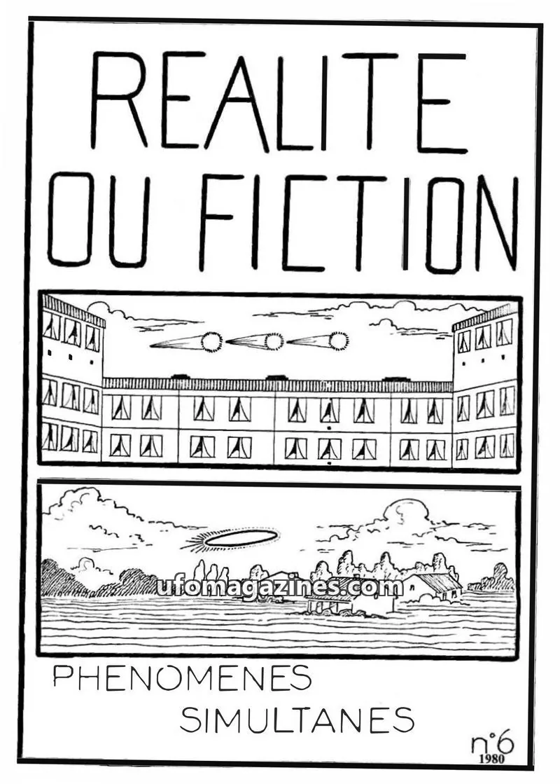 Cover of Groupe Privé Ufologique Nancéien issue 6: REALITE OU FICTION