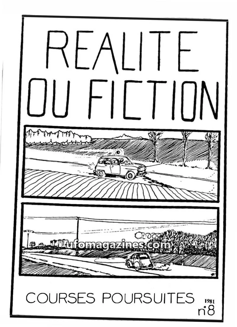 Cover of Groupe Privé Ufologique Nancéien issue n8: REALITE OU FICTION