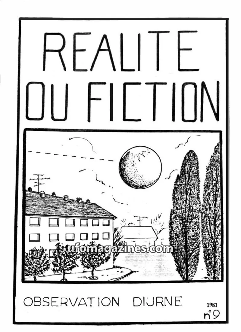 Cover of Groupe Privé Ufologique Nancéien issue n9: REALITE OU FICTION