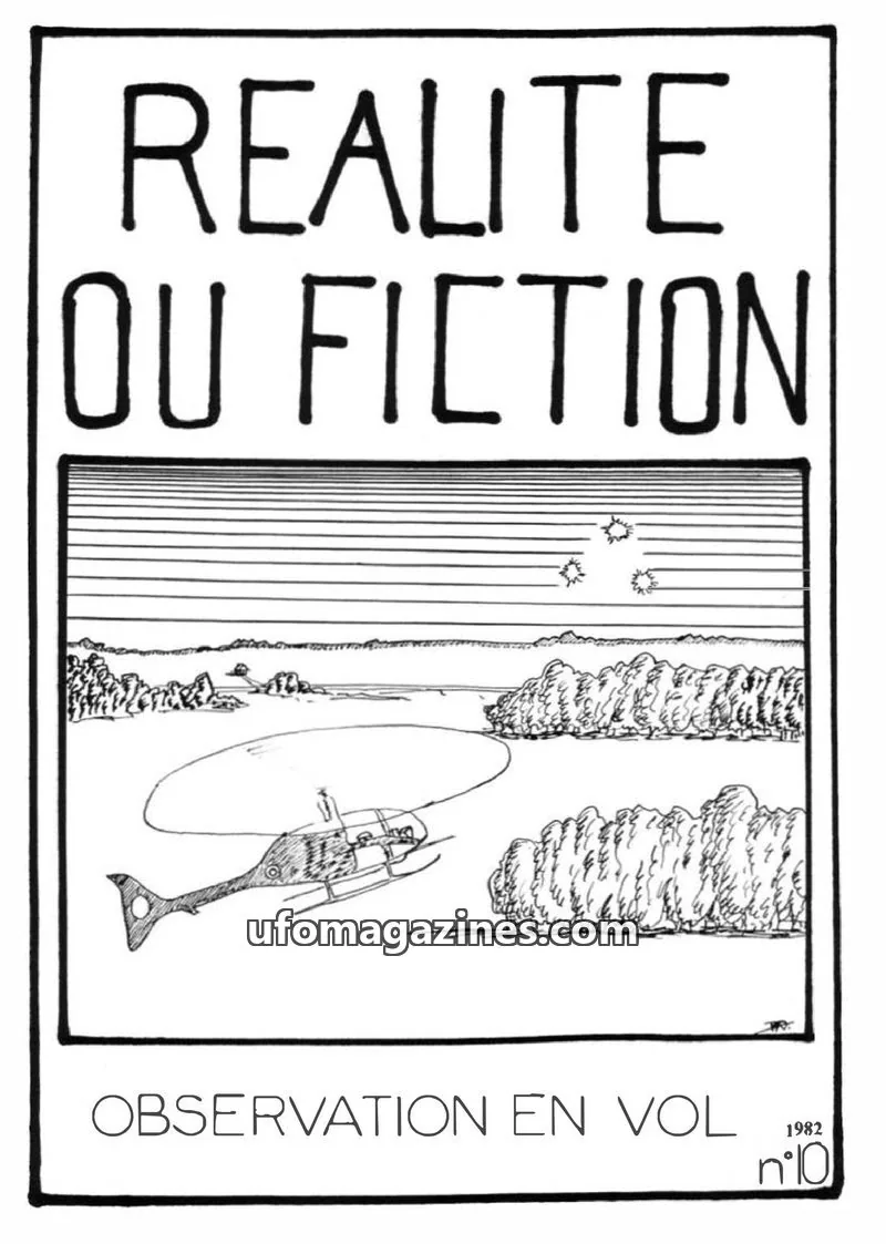 Cover of Groupe Privé Ufologique Nancéien issue 10: REALITE OU FICTION