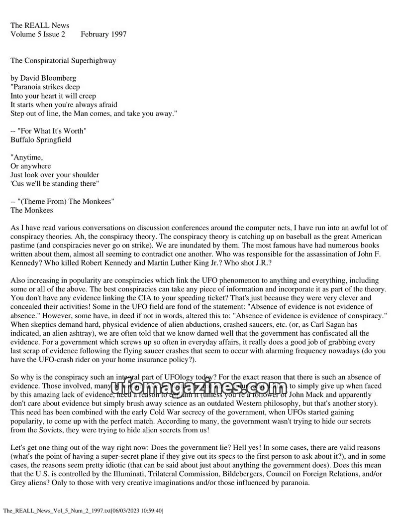 Cover of The Rational Examination Association of Lincoln Land (REALL) issue Volume 5 Issue 2: The REALL News