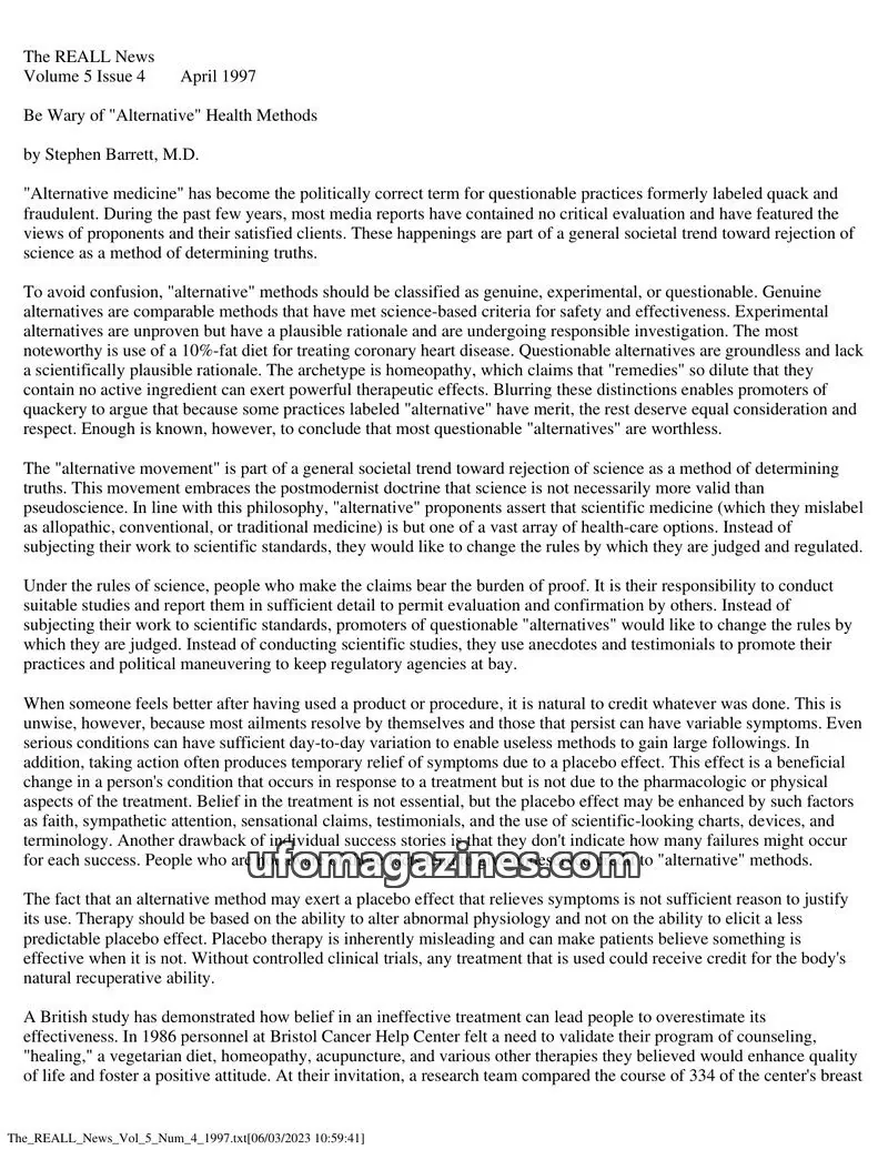 Cover of The Rational Examination Association of Lincoln Land (REALL) issue 4: The REALL News