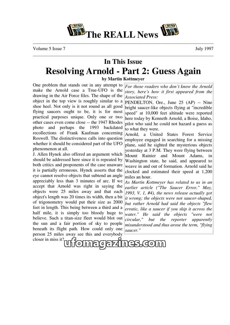 Cover of REALL issue 7: The REALL News