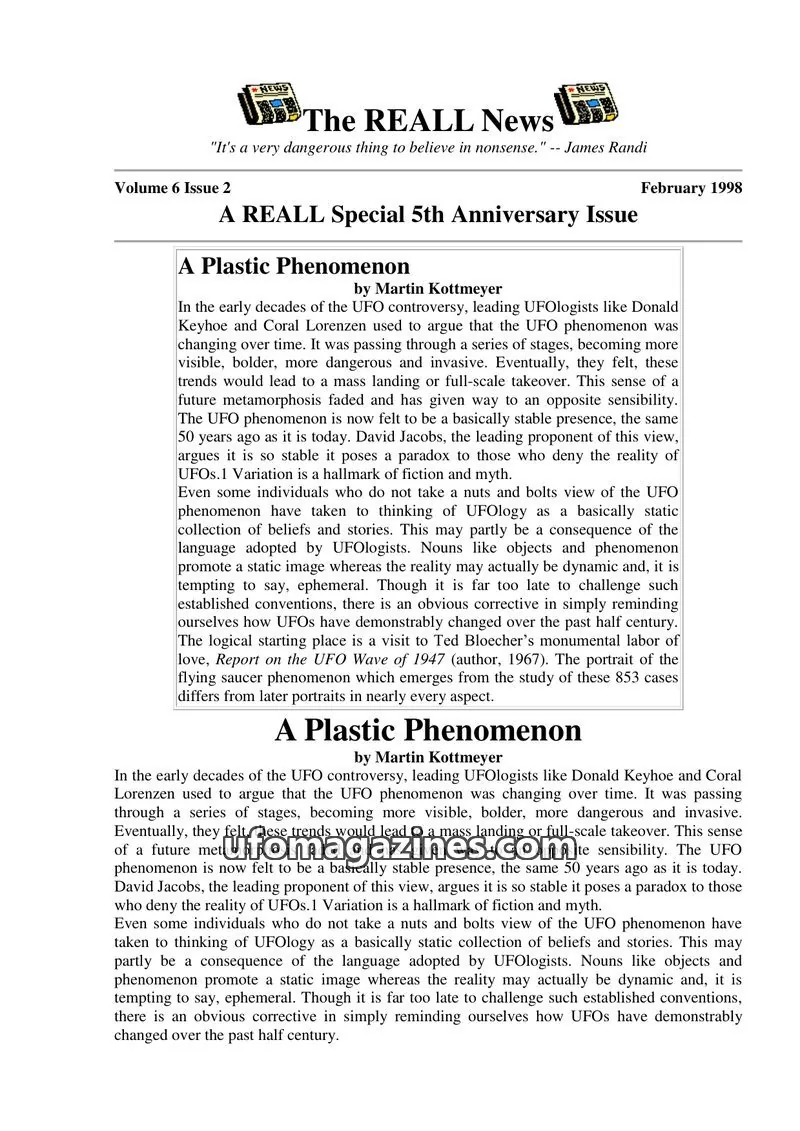 Cover of REALL issue Volume 6 Issue 2: The REALL News