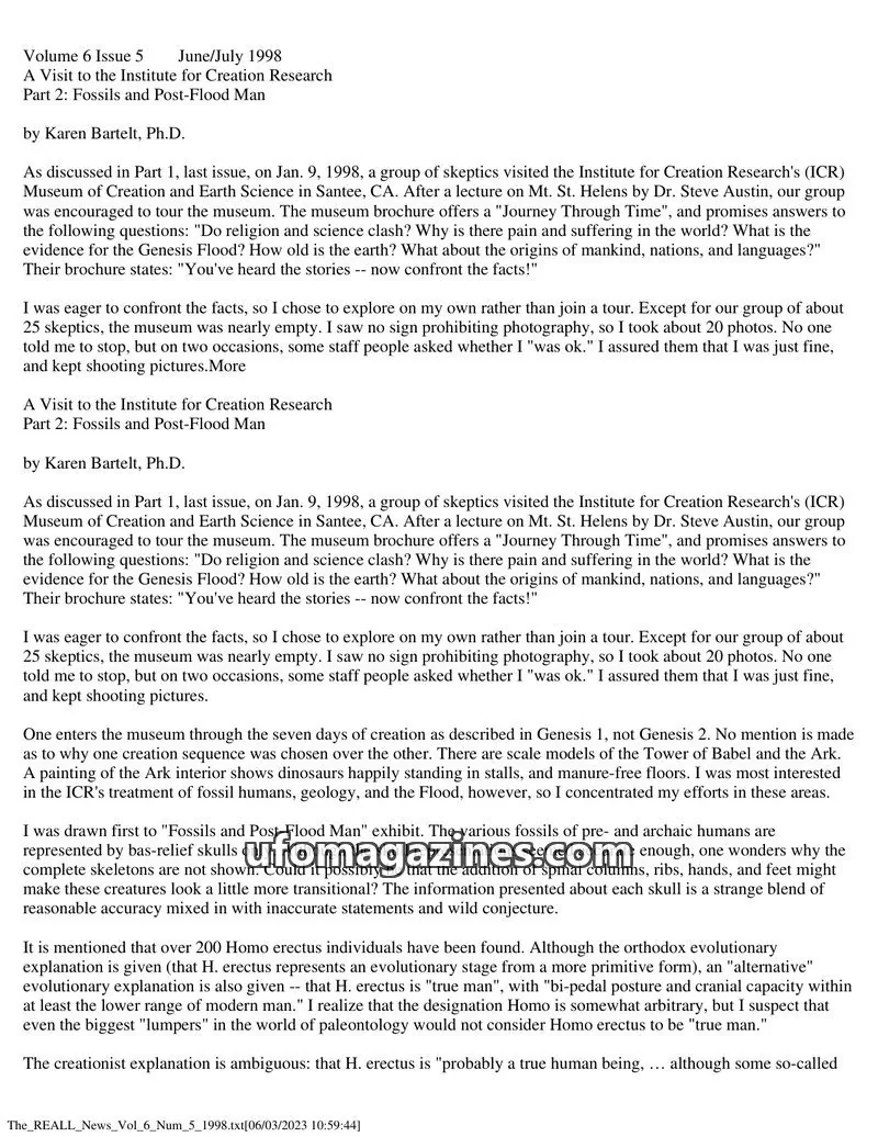 Cover of REALL News (Rational Examination Association of Lincoln Land) issue Vol. 6 Num. 5: The REALL News