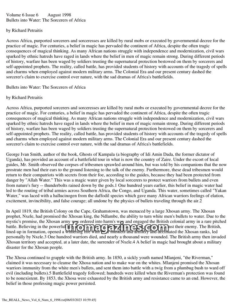 Cover of REALL News (Rational Examination Association of Lincoln Land) issue 6: The REALL News