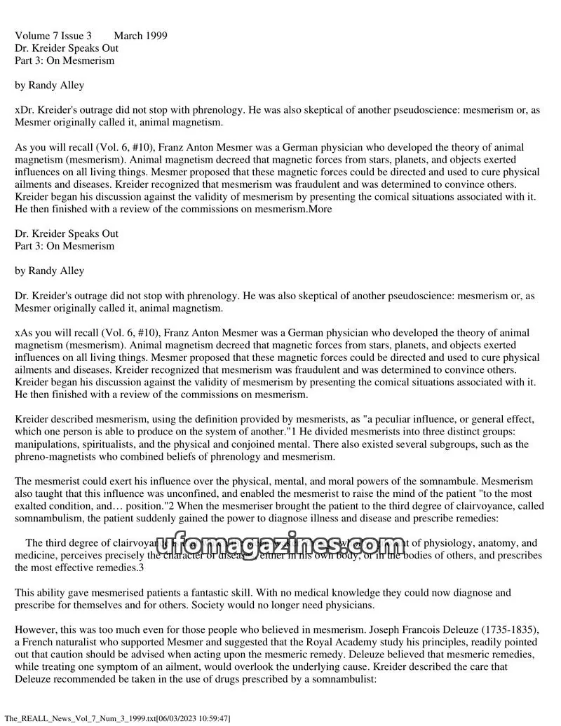 Cover of REALL News (Rational Examination Association of Lincoln Land) issue Volume 7 Issue 3: The REALL News