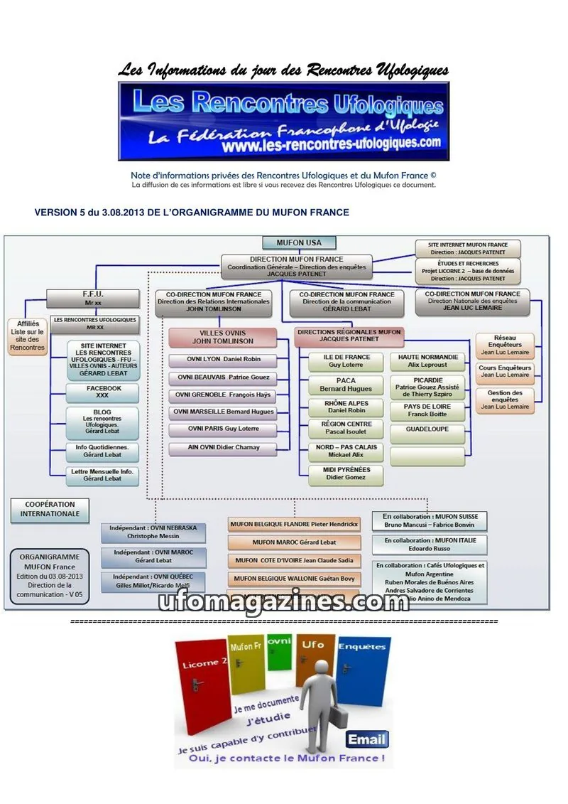 Cover of Rencontres Ufologiques issue Version 5: Les Rencontres Ufologiques