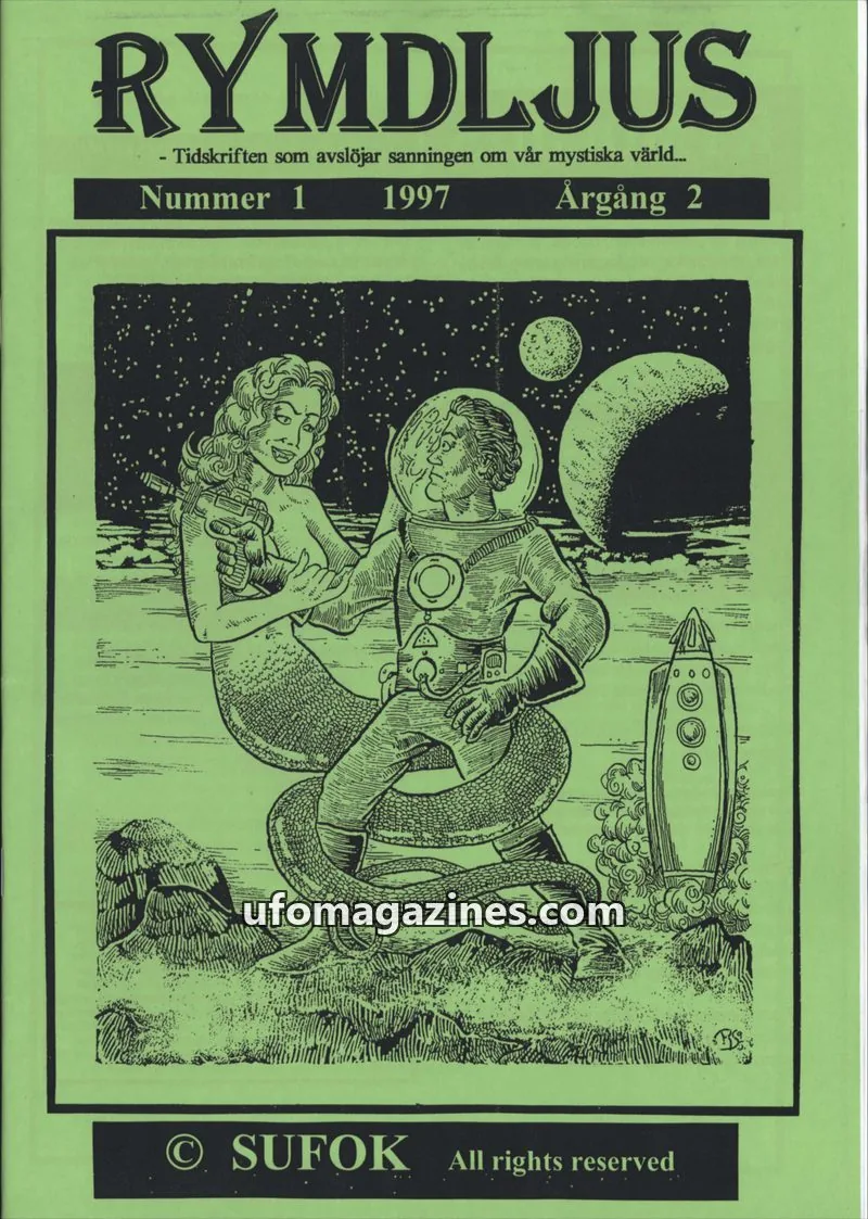 Cover of SUFOK issue 1: RYMDLJUS