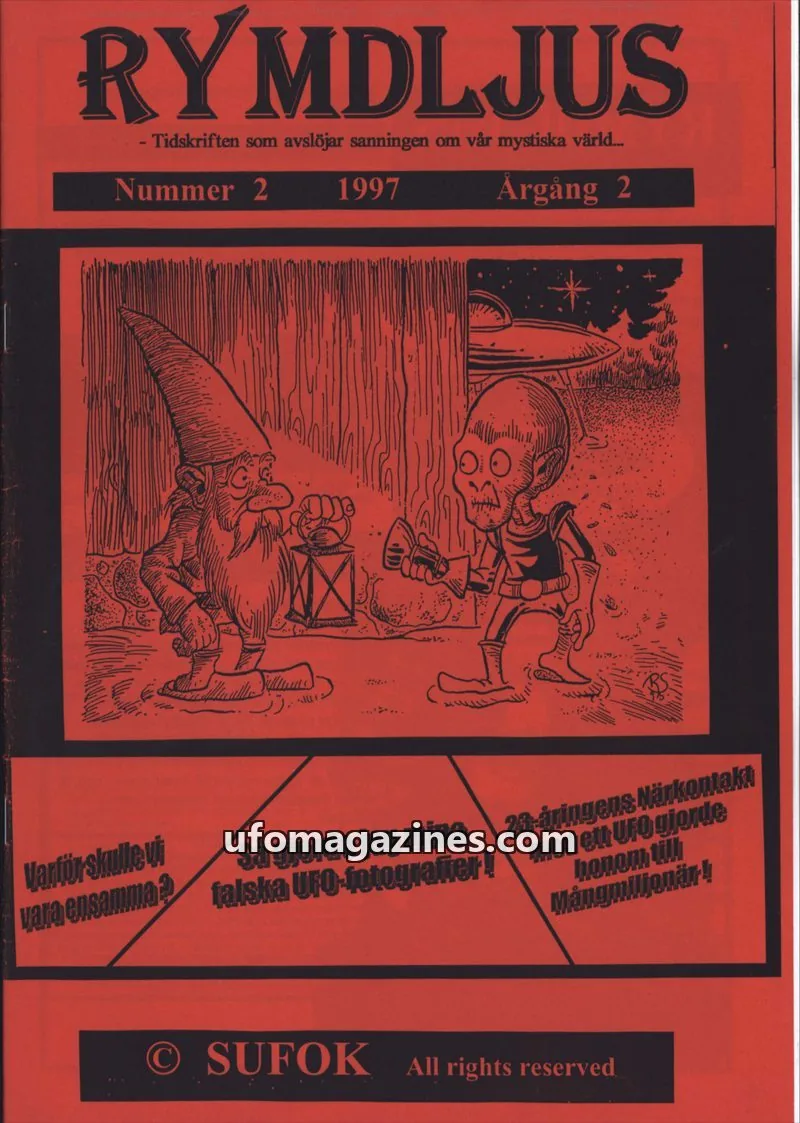 Cover of SUFOK issue 2: RYMDLJUS