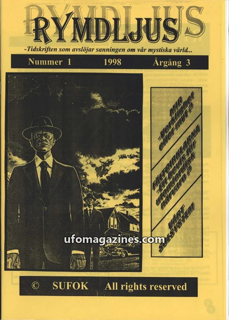Cover of SUFOK issue 1: RYMDLJUS