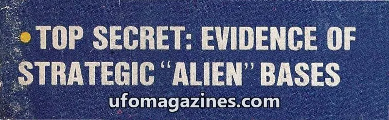 Cover of SAGA issue 9: TOP SECRET: EVIDENCE OF STRATEGIC "ALIEN" BASES