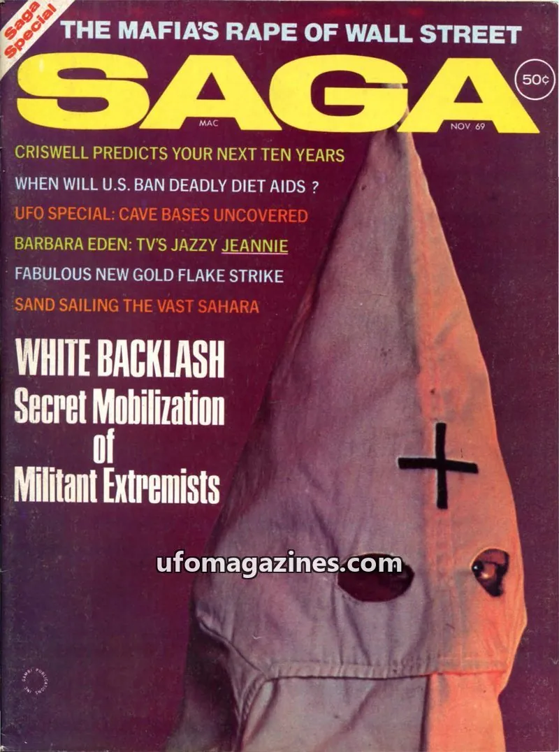 Cover of SAGA issue NOV 69: SAGA