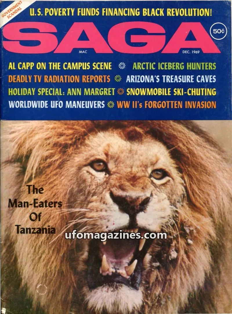 Cover of SAGA issue DEC. 1969: SAGA
