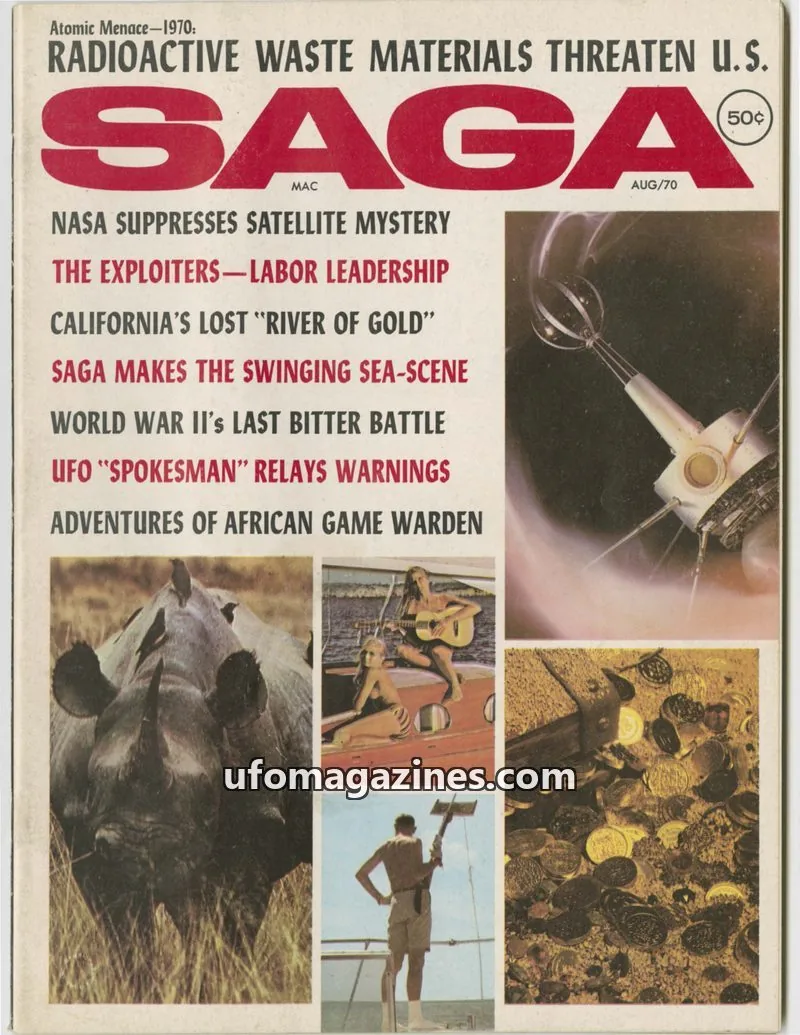 Cover of SAGA issue AUG/70: SAGA