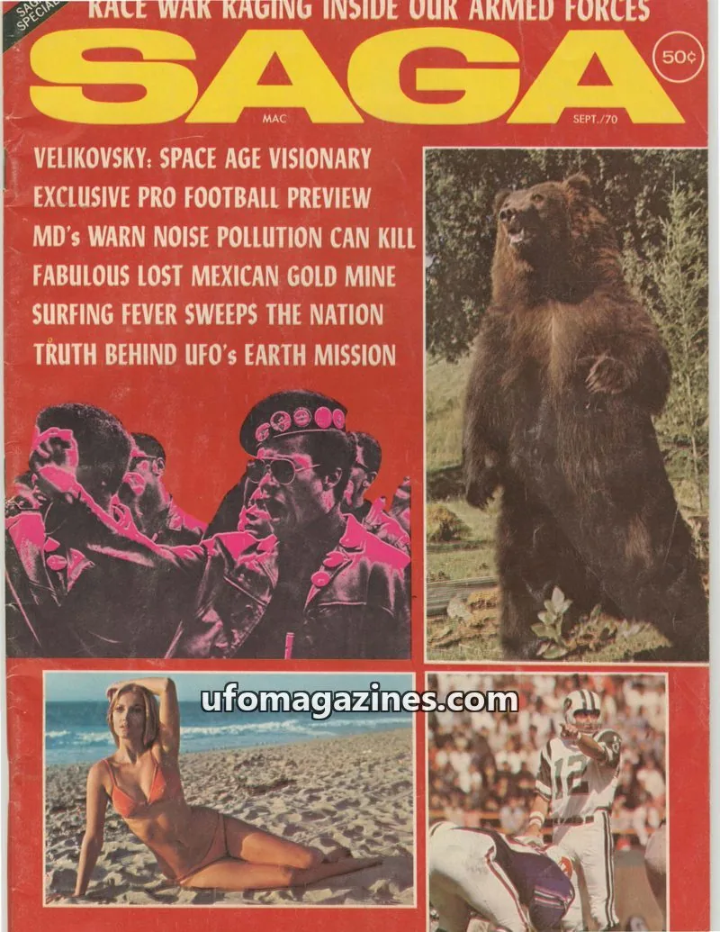 Cover of SAGA issue SEPT./70: SAGA