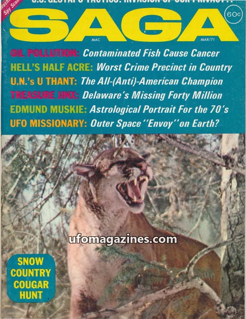 Cover of SAGA issue MAR/71: SAGA