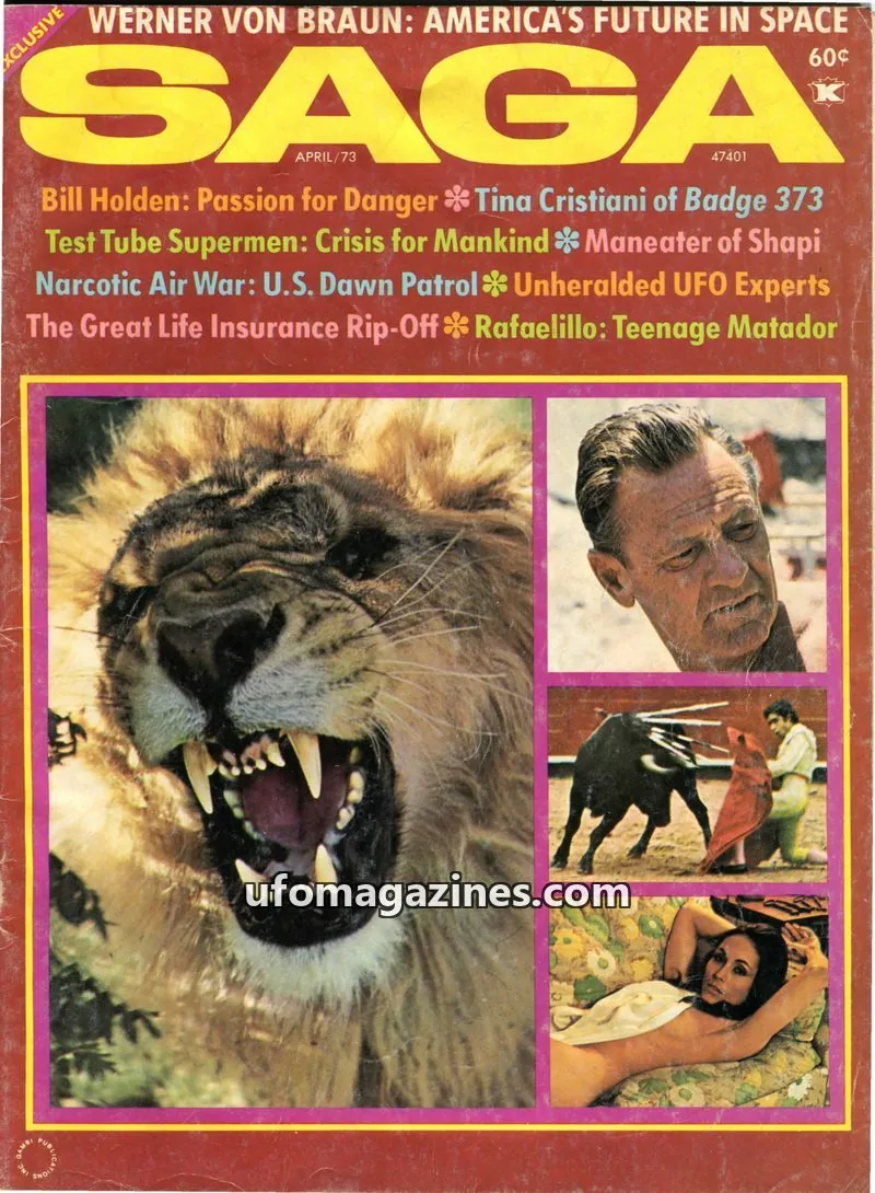 Cover of SAGA issue APRIL/73: SAGA