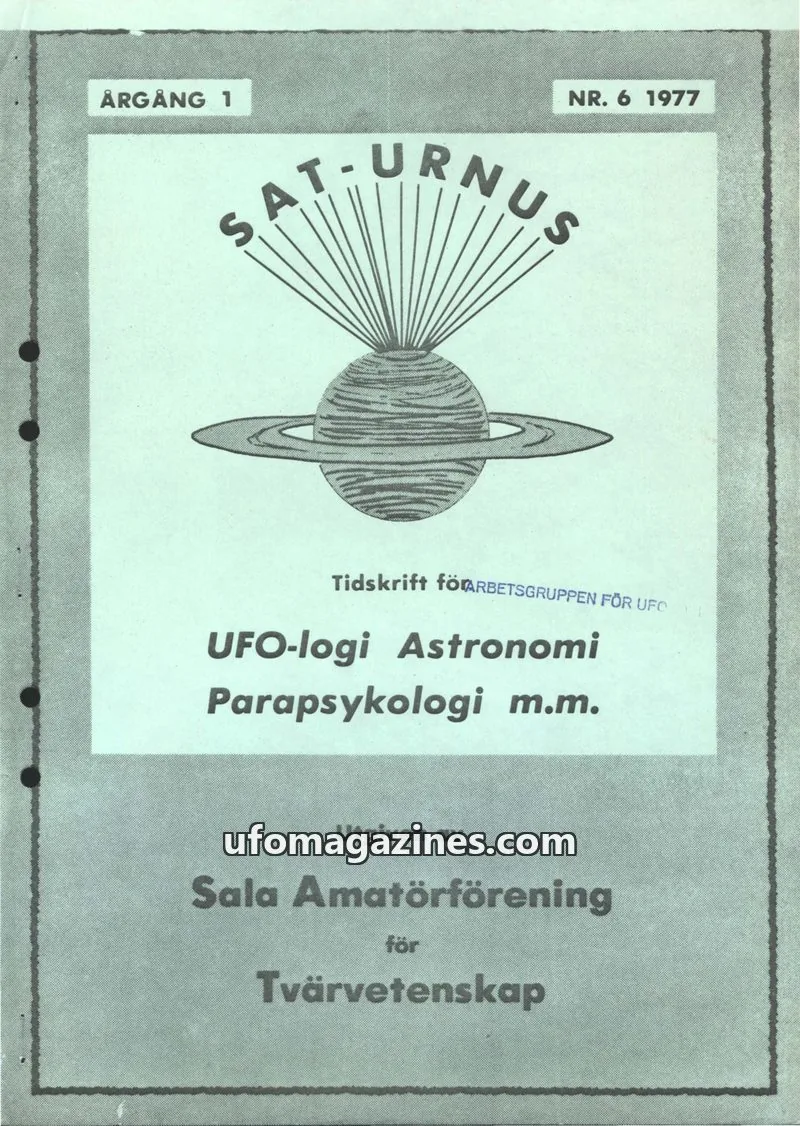 Cover of SAT-urnus issue 6: SAT-URNUS