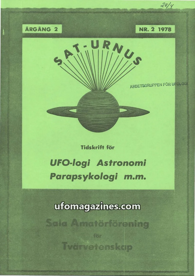 Cover of SAT-urnus issue 2: SAT-URNUS