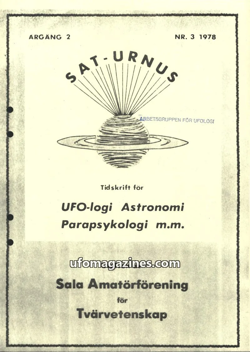 Cover of SAT-urnus issue 3: SATURNUS