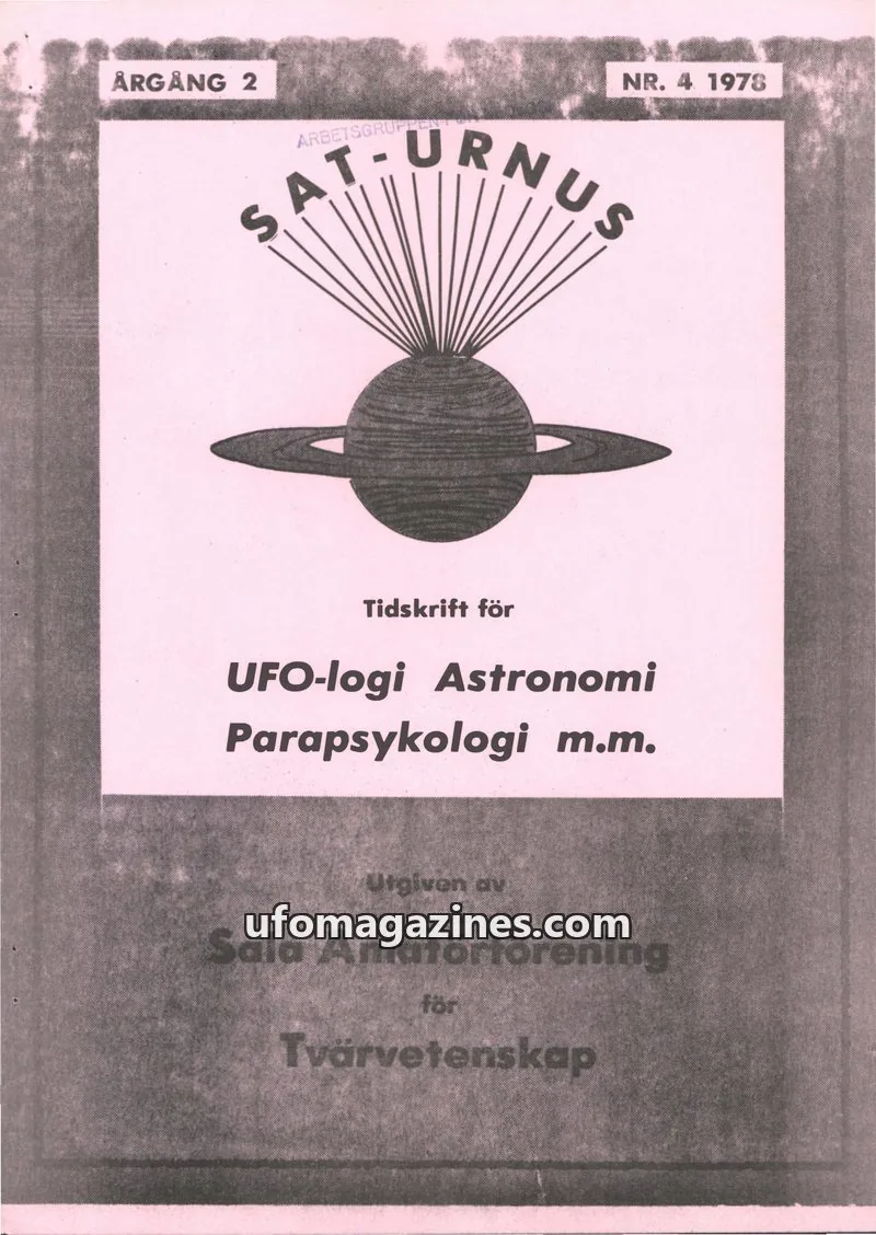 Cover of SAT-urnus issue 4: SAT-URNUS